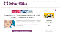 Desktop Screenshot of bellezaplastica.com